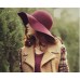 's Vintage French Style Wide Brim Wool Hat Lady's Felt Floppy Sun Hat 1 PC 6971277645796 eb-51164916